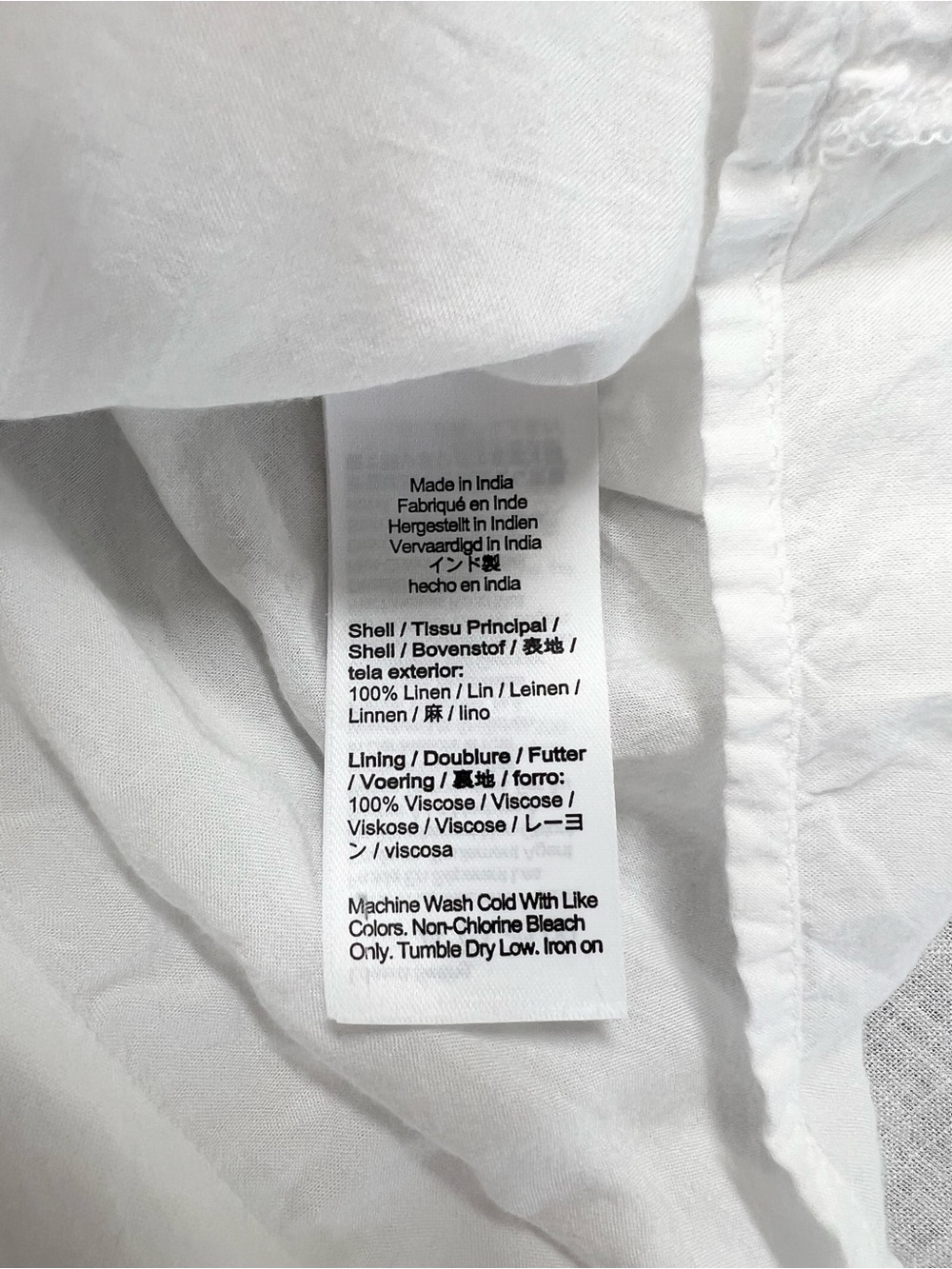 J. Crew Linen mini dress in White Size 6 - Picture 9 of 10